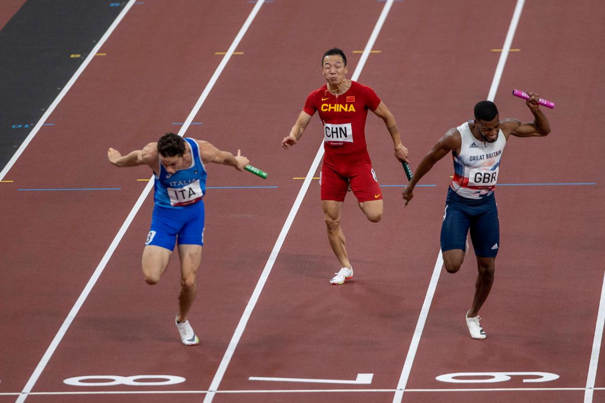 Finală 4x100m masculin - Jocurile Olimpice