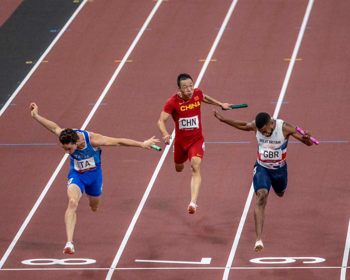 Finală 4x100m masculin - Jocurile Olimpice