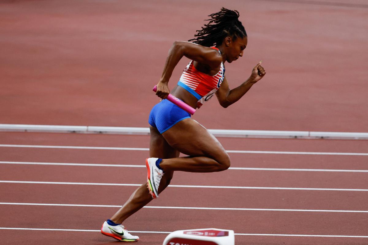 Finală 4x100m feminin - Jocurile Olimpice