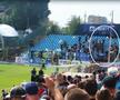 Momentul încăierării fanilor, înainte de Oțelul - Poli Iași