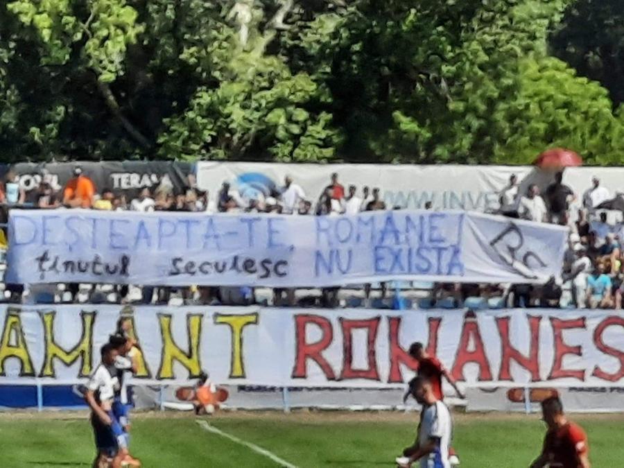 Csikszereda, taxată încă de la primul meci în Liga 2 pentru gestul de la inaugurarea stadionului » Mesajul afișat de fanii celor de la Unirea Dej