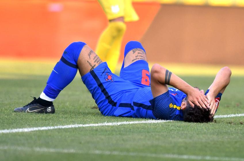 Ianis Stoica, la pământ în CS Mioveni - FCSB 1-1