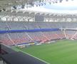 Ce s-a auzit la stația de amplificare din Ghencea înainte de FCSB - CFR Cluj: „În această seară, suporterii roș-albaștri din tribună poartă un singur nume...”