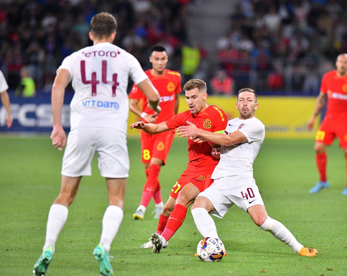 FCSB - CFR Cluj, meci tare pe arena din Ghencea