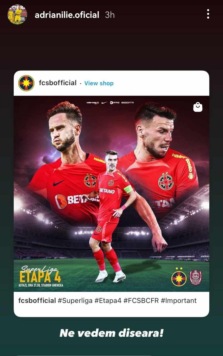 Adrian Ilie a dat startul meciului la revenirea FCSB în Ghencea » „Cobra”, aplauze la scenă deschisă!