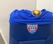 FCSB și-a marcat teritoriul la primul meci jucat pe noua arenă din Ghencea, derby-ul cu CFR Cluj. Emblema vicecampioanei a acoperit siglele celor de la CSA Steaua în mai multe zone ale stadionului.