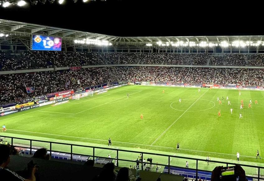 Golul marcat de Andrea Compagno din penalty a declanșat fiesta în Ghencea / foto: GSP