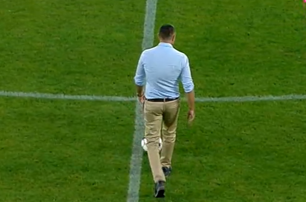 Adrian Ilie a dat lovitura de începere în Ghencea la FCSB - CFR Cluj