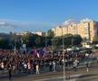 Ce s-a auzit la stația de amplificare din Ghencea înainte de FCSB - CFR Cluj: „În această seară, suporterii roș-albaștri din tribună poartă un singur nume...”