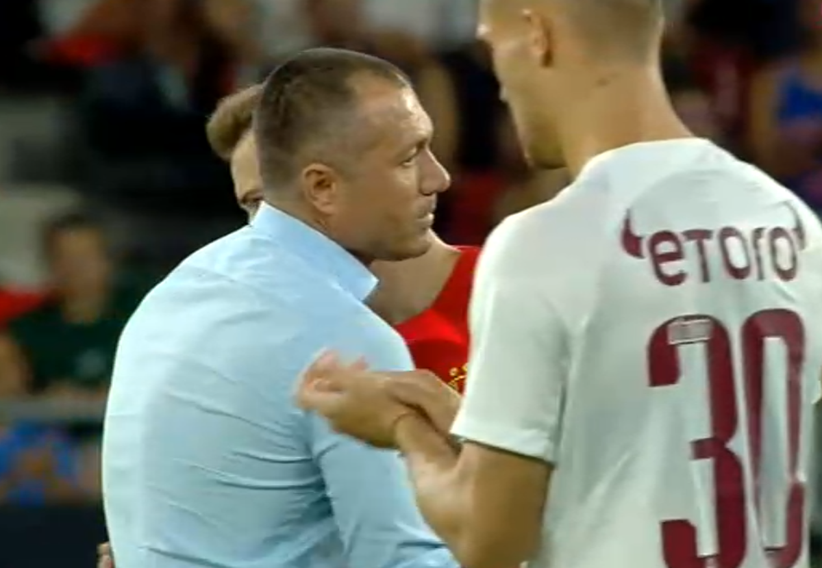 Adrian Ilie a dat lovitura de începere în Ghencea la FCSB - CFR Cluj