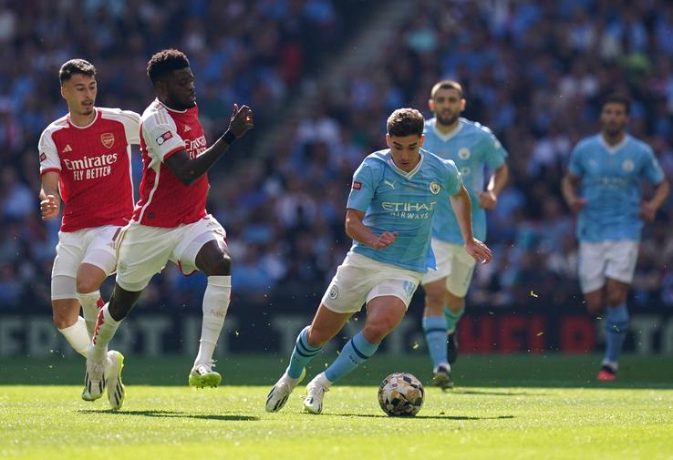 Manchester City - Arsenal, Supercupa Angliei/ foto Imago Images