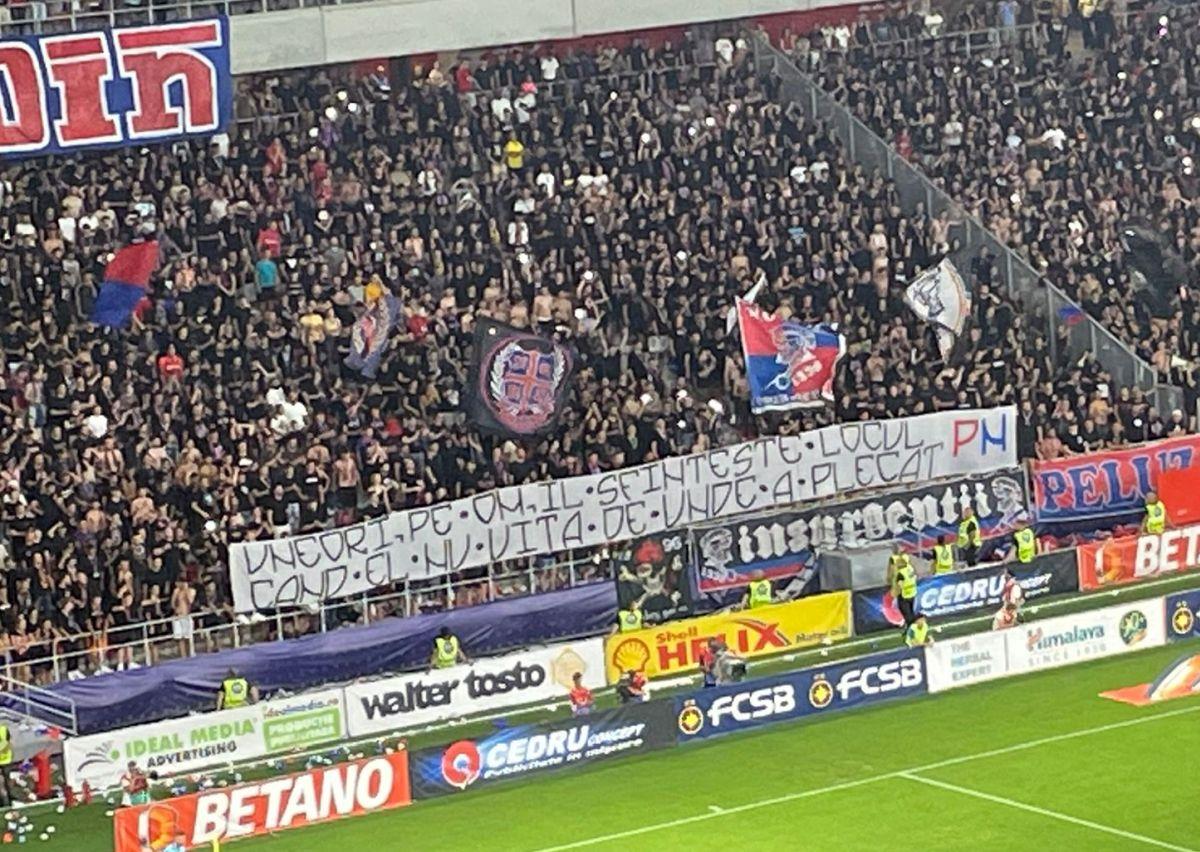 Magica FCSB » Peluza Nord, ca în vremurile bune! Scenografia afișată la revenirea echipei în „Templul” din Ghencea