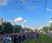Ce s-a auzit la stația de amplificare din Ghencea înainte de FCSB - CFR Cluj: „În această seară, suporterii roș-albaștri din tribună poartă un singur nume...”