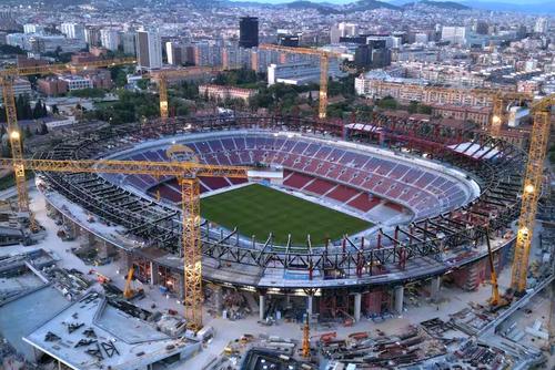Imagine din dronă a noului Spotify Camp Nou / Foto: FC Barcelona