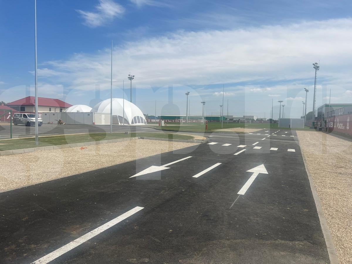 Noua bază a Rapidului, din Ștefănești