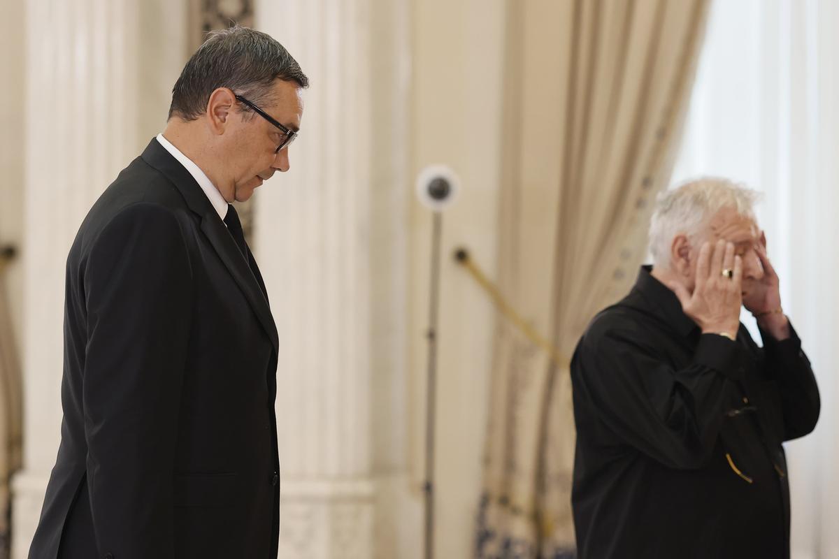 Imagini de la funeraliile lui Ion Iliescu, de la Palatul Cotroceni / foto: Cristi Preda (GSP.ro)