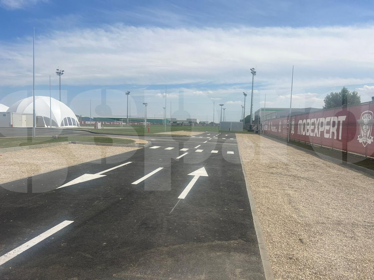 Noua bază a Rapidului, din Ștefănești