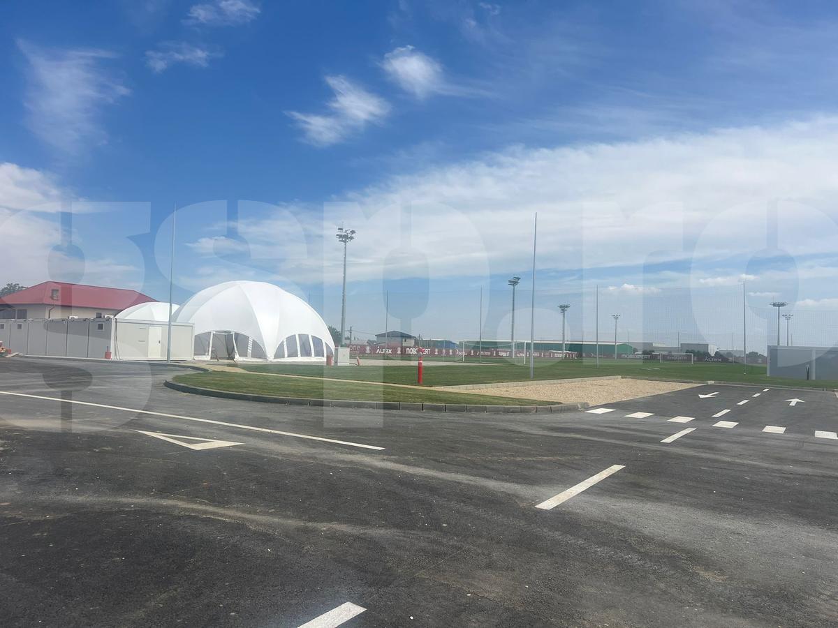 Noua bază a Rapidului, din Ștefănești