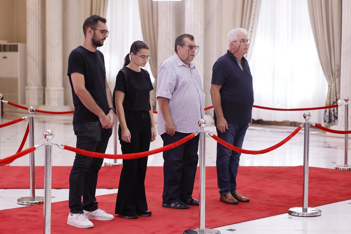 Imagini de la funeraliile lui Ion Iliescu, de la Palatul Cotroceni / foto: Cristi Preda (GSP.ro)