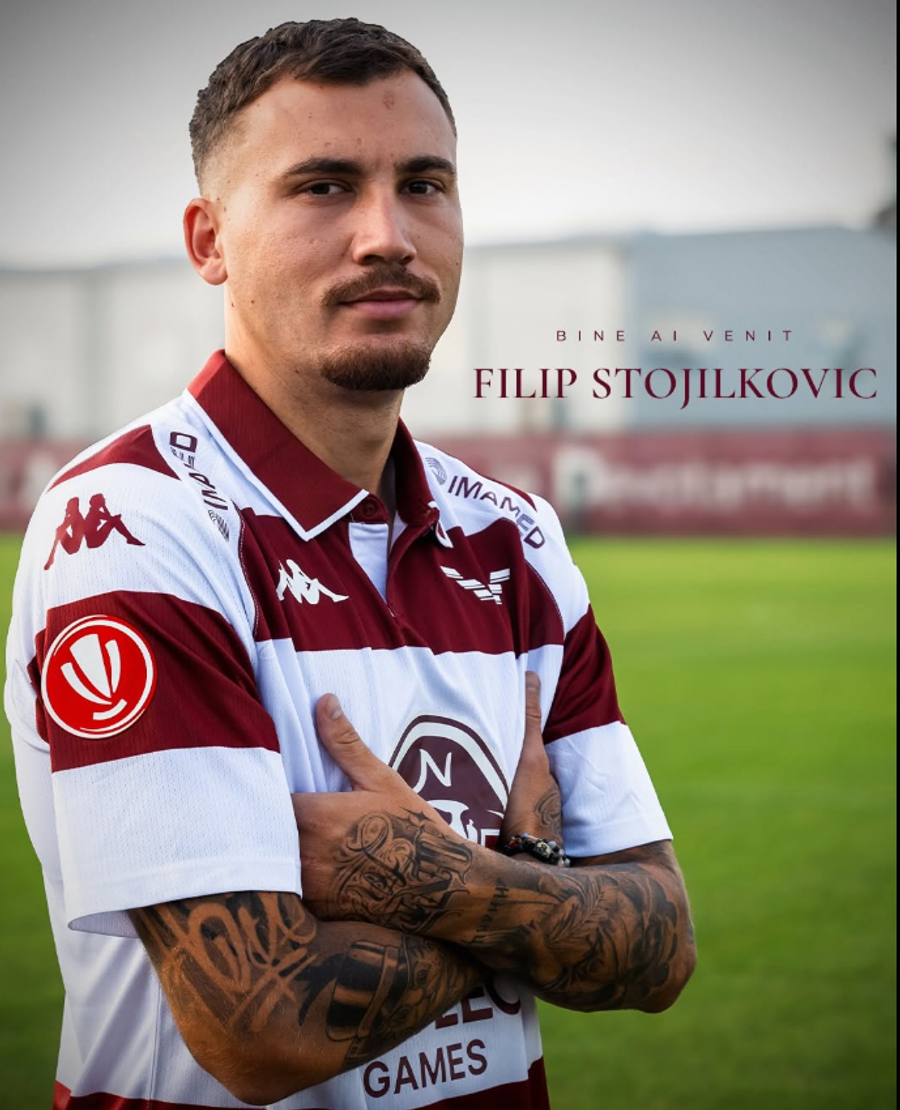 Filip Stojilkovic, prezentat oficial la Rapid Rapid a oficializat cel mai așteptat transfer: „Să fie goluri, să fie cântec, să fie Giulești”