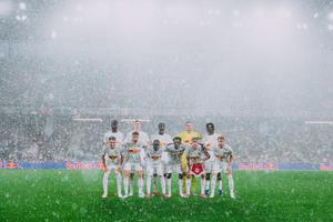 Imaginile serii în preliminariile Europa League: meciul a fost întrerupt din cauza ploii torențiale