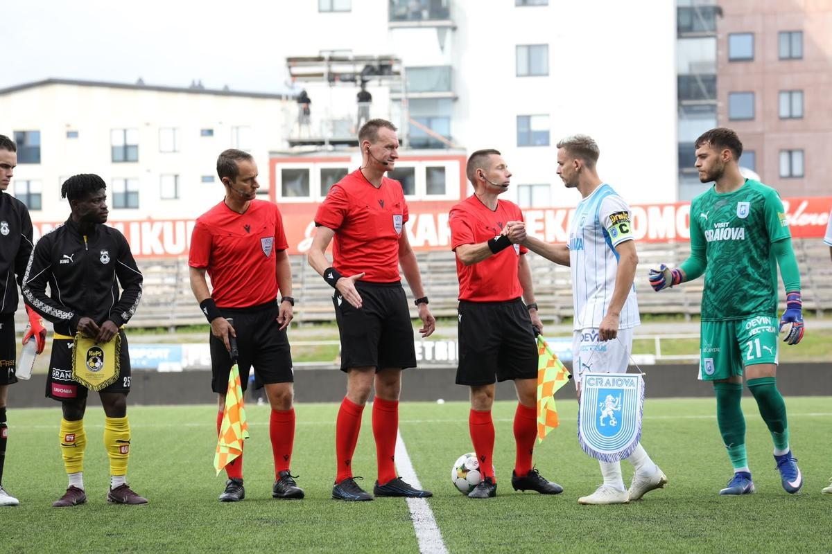 KuPS - Universitatea Craiova, manșa tur
