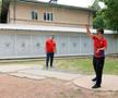Alexandru Părăușanu și antrenorul Marian Zărcan - antrenament la Complexul „Lia Manoliu” Foto: Cristi Preda