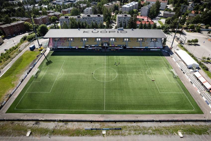 Kuopion Keskuskentta, stadionul unde Universitatea Craiova va juca împotriva lui KuPS // foto: savonsanomat.fi