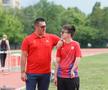 Alexandru Părăușanu și antrenorul Marian Zărcan - antrenament la Complexul „Lia Manoliu” Foto: Cristi Preda