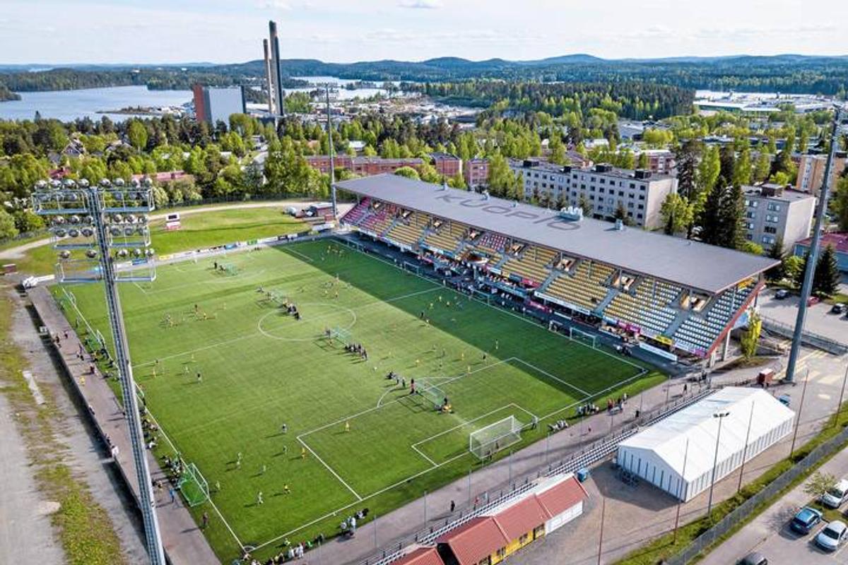 Kuopion Keskuskentta, stadionul unde Universitatea Craiova va juca împotriva lui KuPS