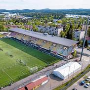 Kuopion Keskuskentta, stadionul unde Universitatea Craiova va juca împotriva lui KuPS // foto: savonsanomat.fi