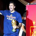 Rodri, la sărbătoarea titlului mondial cucerit cu Spania / Foto: Guliver/GettyImages