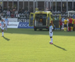 Lui Calvin Kabuye i s-a făcut rău în KuPS - Craiova / FOTO: Captură TV @Digi Sport 1