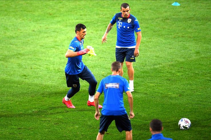 Imagini surprinse la antrenamentul oficial al „tricolorilor”. foto: Raed Krishan