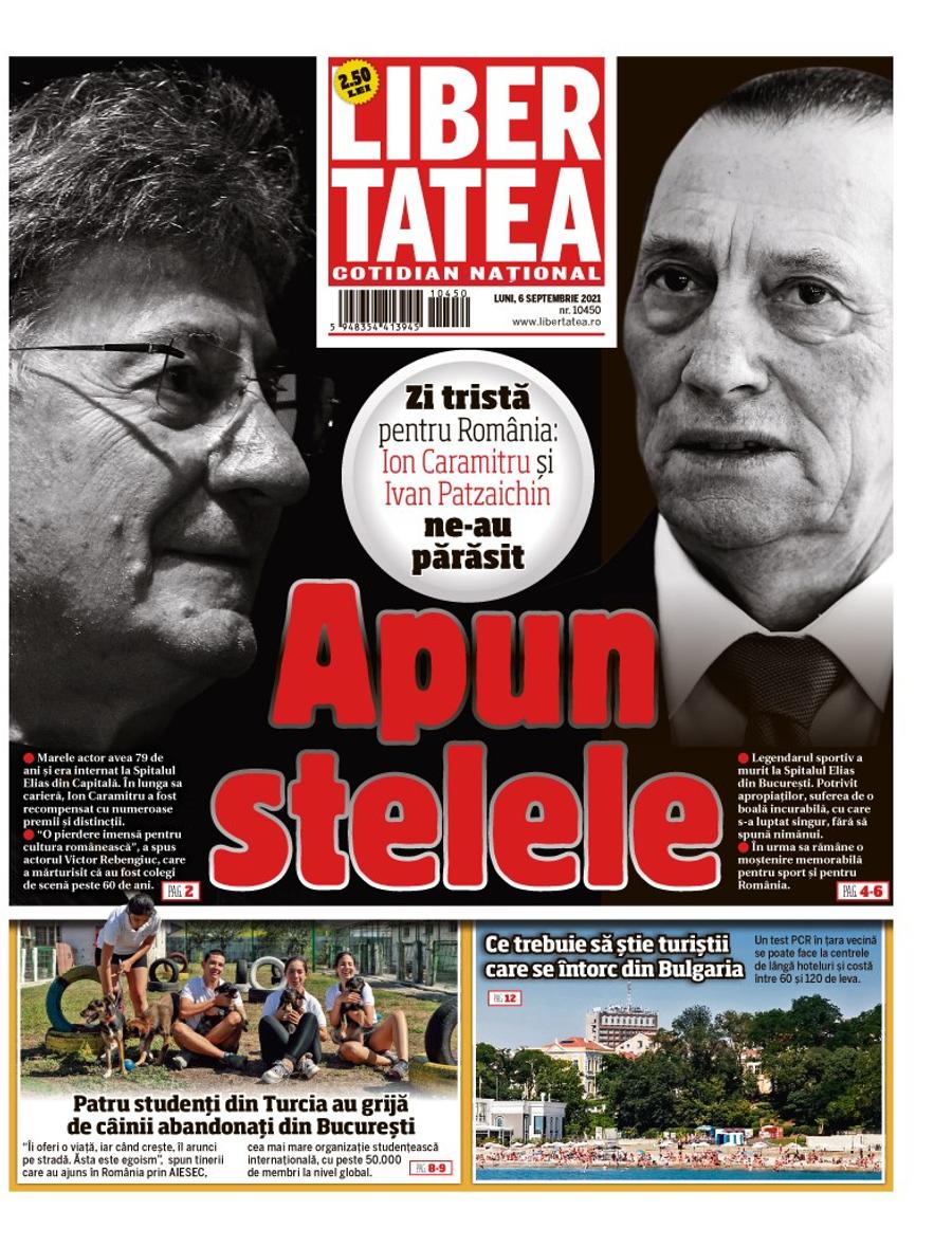 Ediție specială a Gazetei pentru Ivan Patzaichin la toate chioșcurile din țară! 10 pagini despre legendarul sportiv român și copertă-omagiu