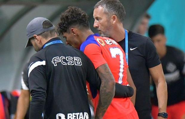 Florinel Coman, imagine din spital! Mesajul vedetei de la FCSB pentru fani