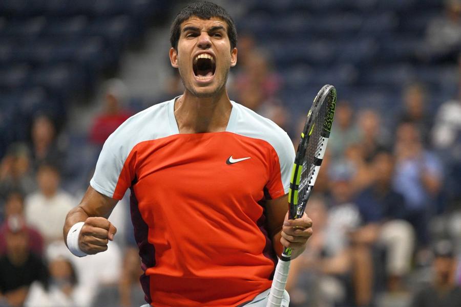Carlos Alcaraz, la US Open (foto: Imago) Să te ferești de cei care joacă din plăcere!