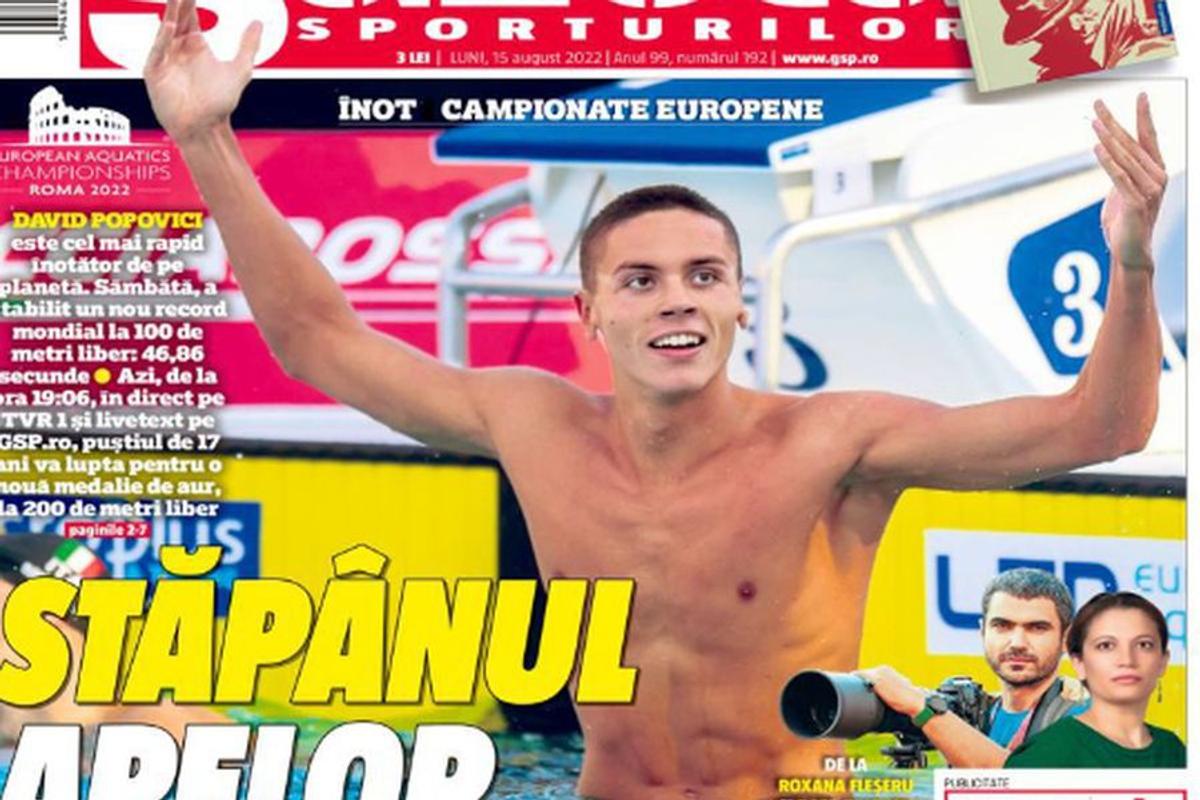 „La mulți ani, nebunule!” » Iubita lui David Popovici, urare inedită pentru cel mai rapid înotător al lumii + cum s-au fotografiat cei doi