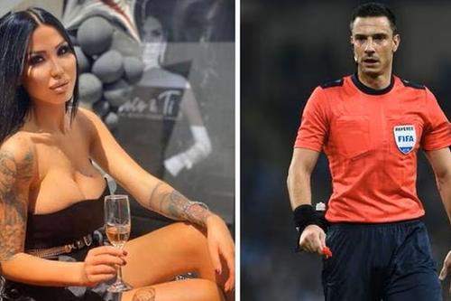 Arbitrul Slavko Vincic a fost arestat în 2020 împreună cu Tijana Maksimovic (foto), un model din Serbia, dar a fost scos după audieri de pe lista suspecților
