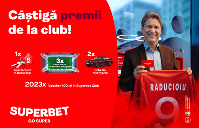 Premii pe măsura jocului tău în Superbet Club!