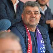 Marcel Ciolacu, la meciul Gloriei Buzău / Sursă foto: GSP