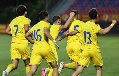 Ahmed Bani, pasator decisiv în România U21 - Muntenegru U21: „Ne bucurăm că vine lumea să ne susțină”