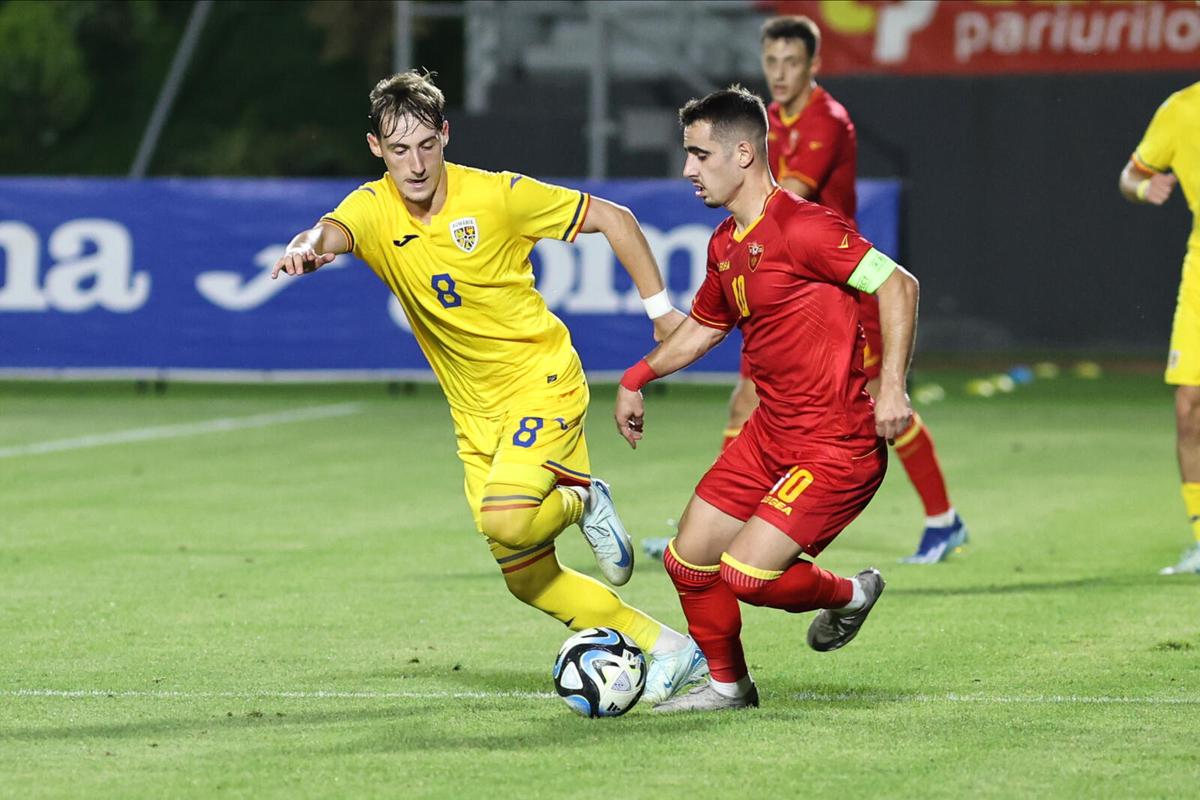 Ahmed Bani, pasator decisiv în România U21 - Muntenegru U21: „Ne bucurăm că vine lumea să ne susțină”