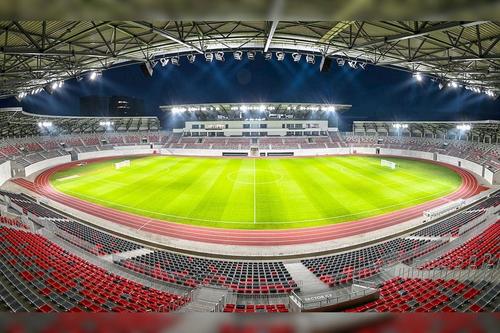 Stadionul din Sibiu // sursă foto: Facebook @ Primăria Municipiului Sibiu