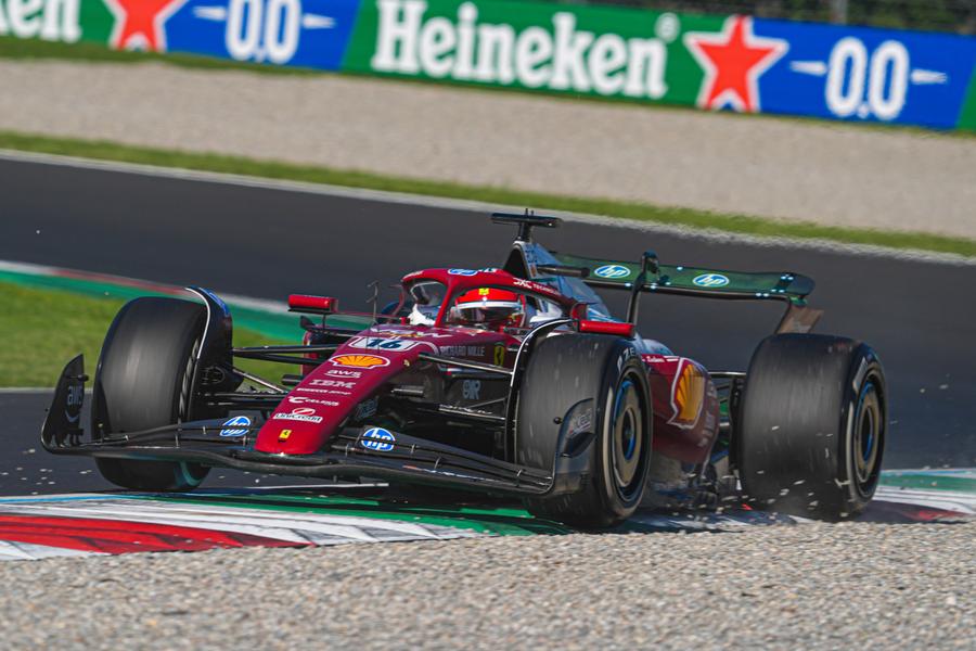 Charles Leclerc // FOTO: Imago Lando Norris, din nou cel mai rapid în antrenamente » Ce diferențe sunt înainte de calificările de la Monza