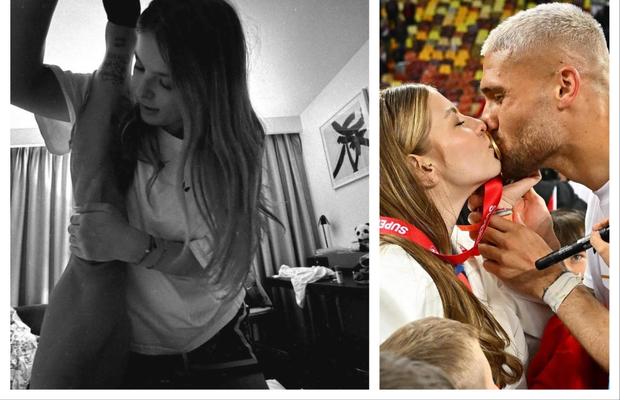 Antonia îl ajută pe Bîrligea » Cum s-au pozat la Belgrad, unde golgeterul lui FCSB se recuperează