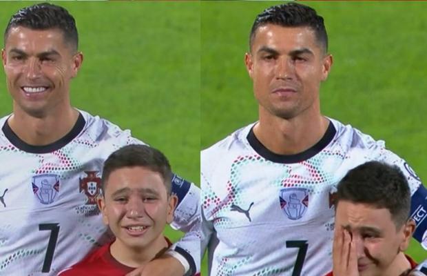 Eternul Cristiano Ronaldo » A marcat două goluri la Erevan, în preliminariile CM 2026, și a oferit imaginile săptămânii! A început să plângă în preajma lui