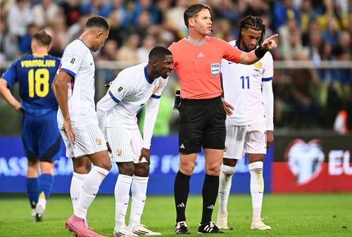 Ousmane Dembele s-a accidentat în Ucraina - Franța 0-2 / Foto: Getty Images