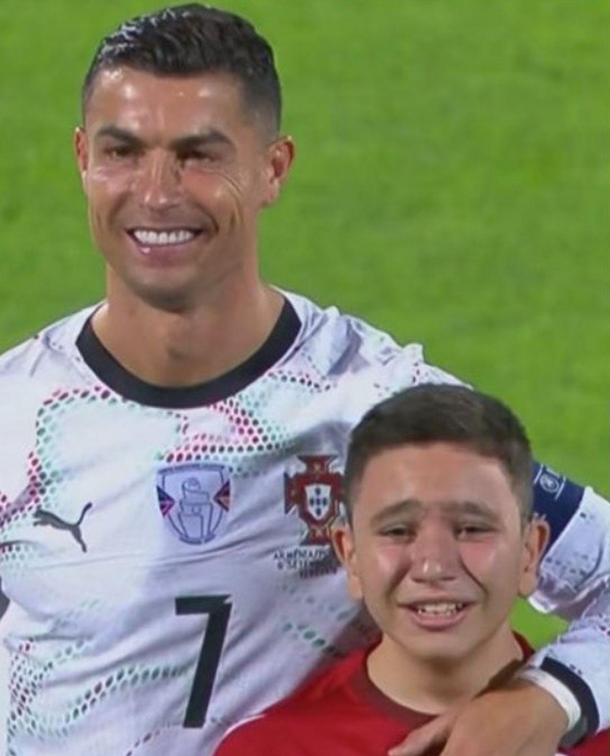 Eternul Cristiano Ronaldo » A marcat două goluri la Erevan, în preliminariile CM 2026, și a oferit imaginile săptămânii! A început să plângă în preajma lui