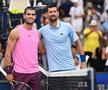 Djokovic l-a îmbrățișat pe Alcaraz după semifinala de la US Open/ foto: Imago Images